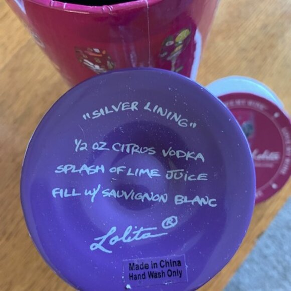 NWOT - LOLITA Wine Glass - Picture 3 of 3